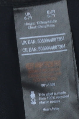 Minecraft Boys Black Creeper Graphic Short Sleeve Cotton T-Shirt 6-7 Years