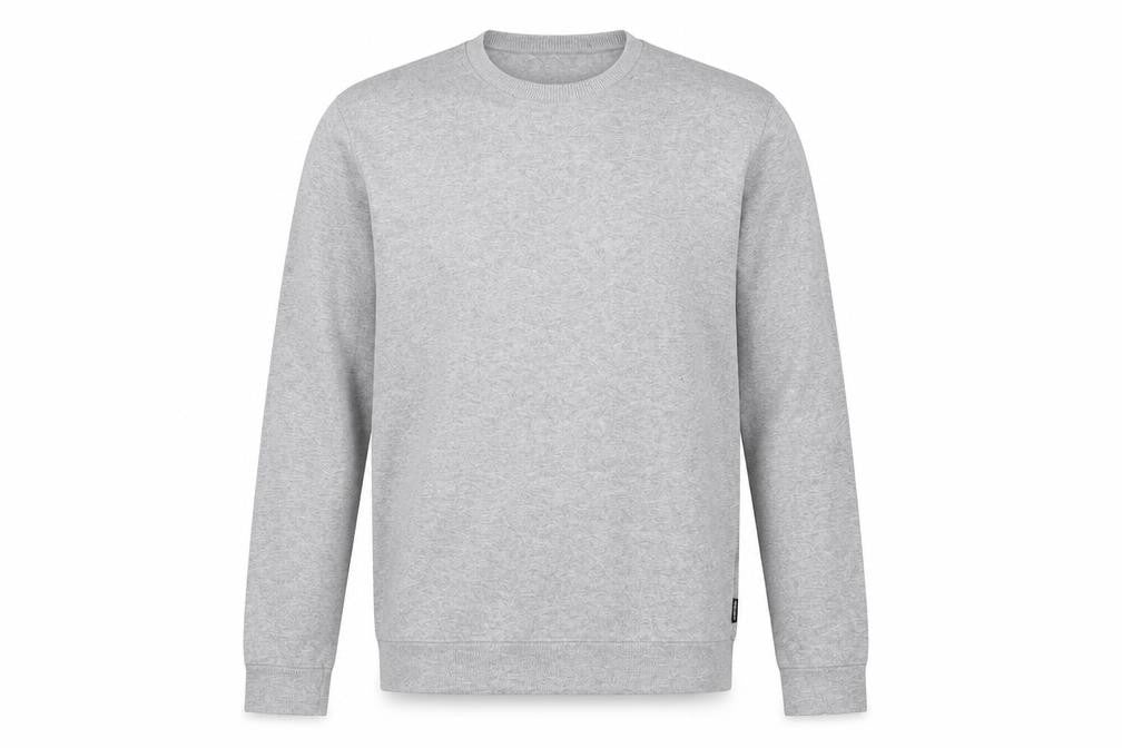 Front view of Only & Sons Men's Grey L Knit Crew Neck jumper