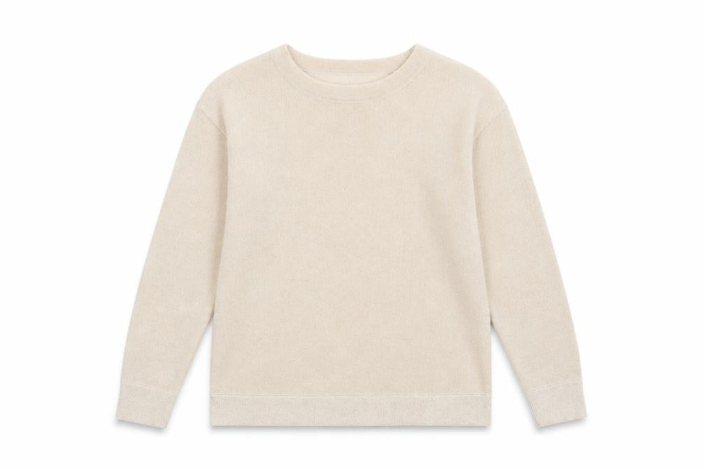 Marks and Spencer Women’s Beige XS Crew Neck Long Sleeve Knit Jumper