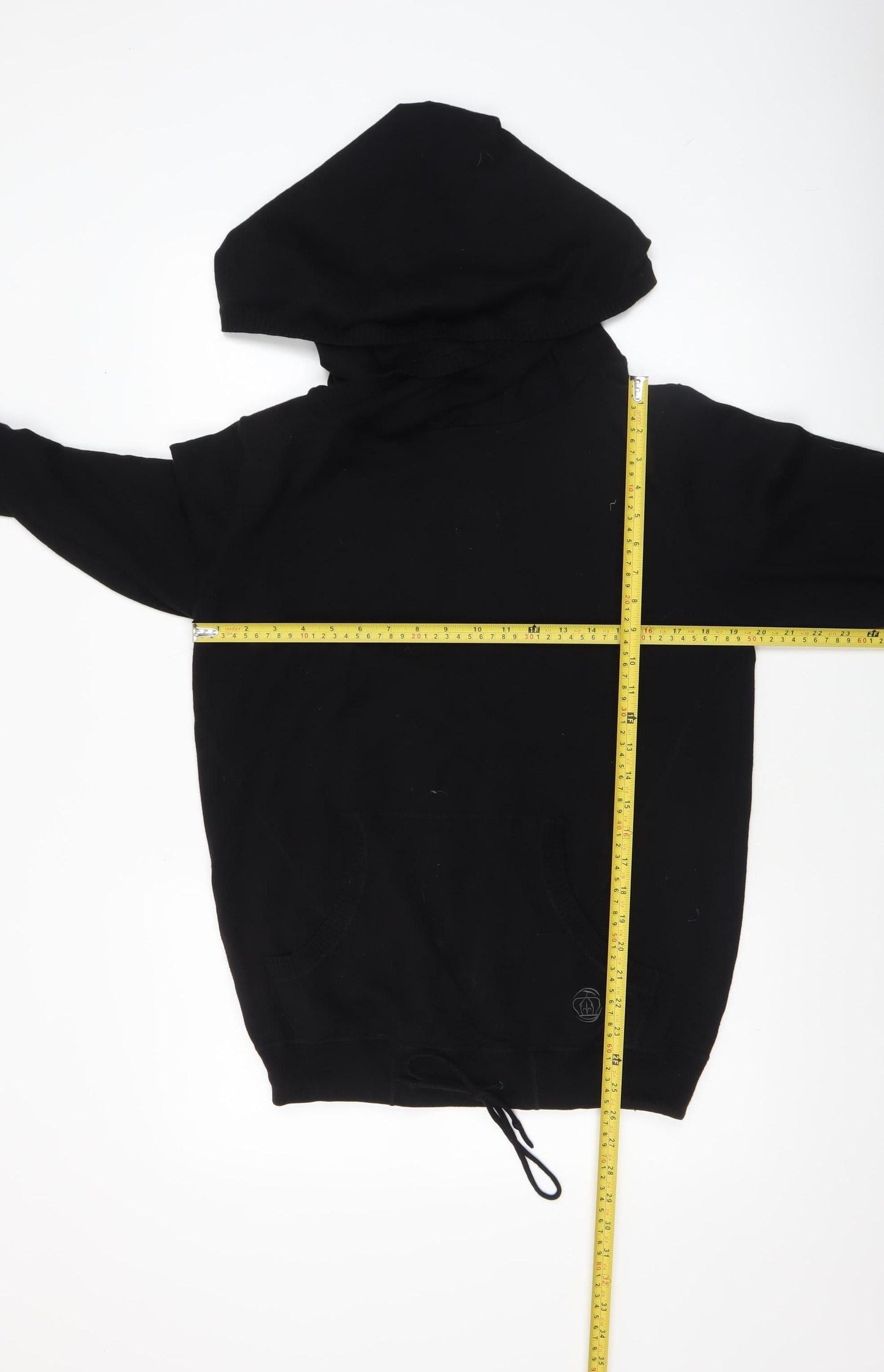 Next Men's Black Hooded Pullover Knit Jumper Size M