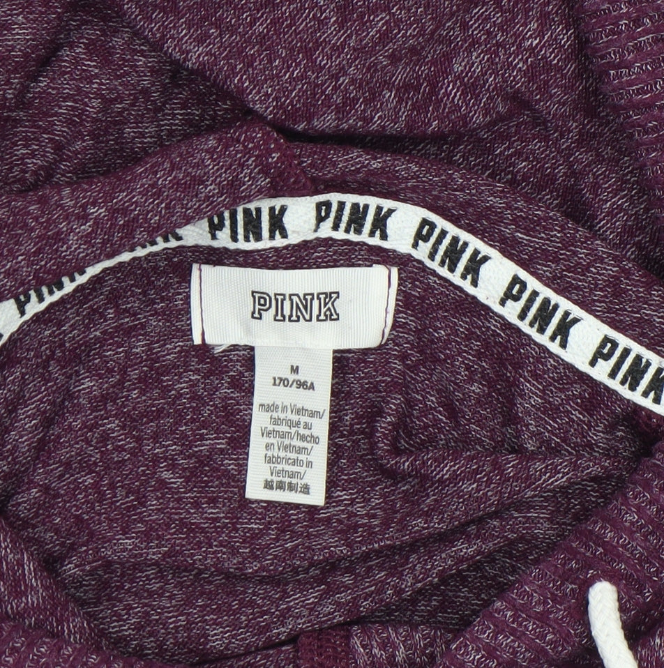 Victoria’s Secret PINK Womens Purple Hoodie M Hooded Pullover Casual