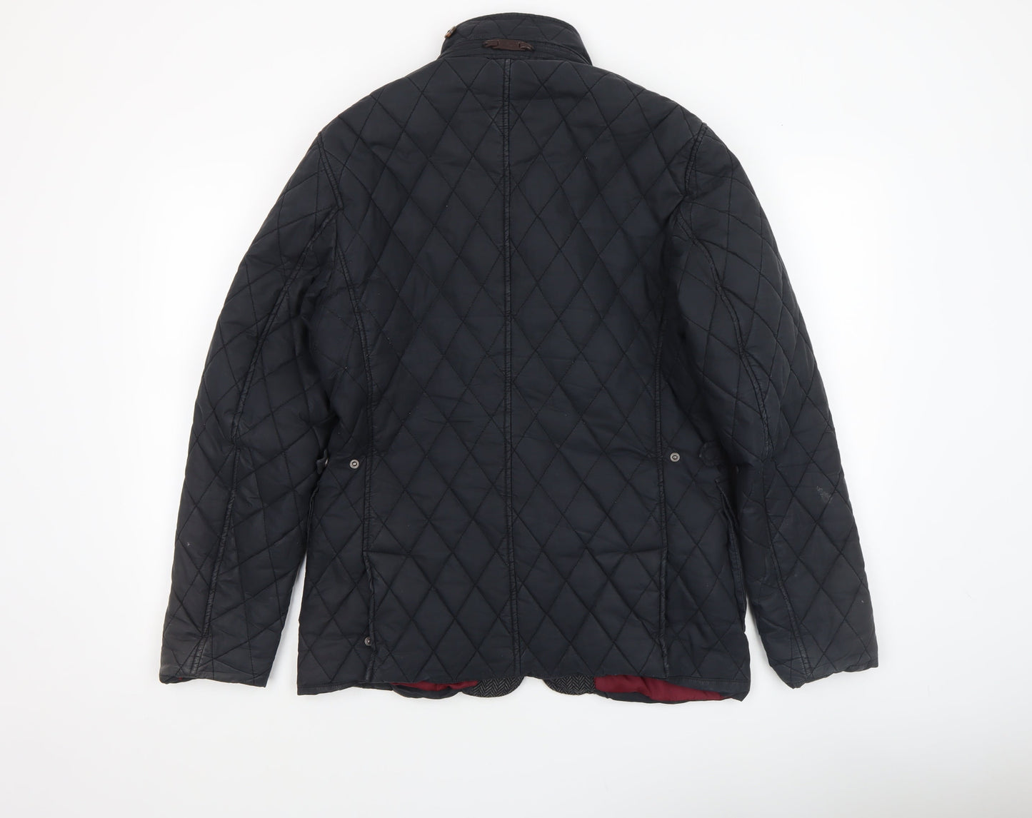 Ted Baker Women's Black Quilted Mid-Length Jacket Size 10