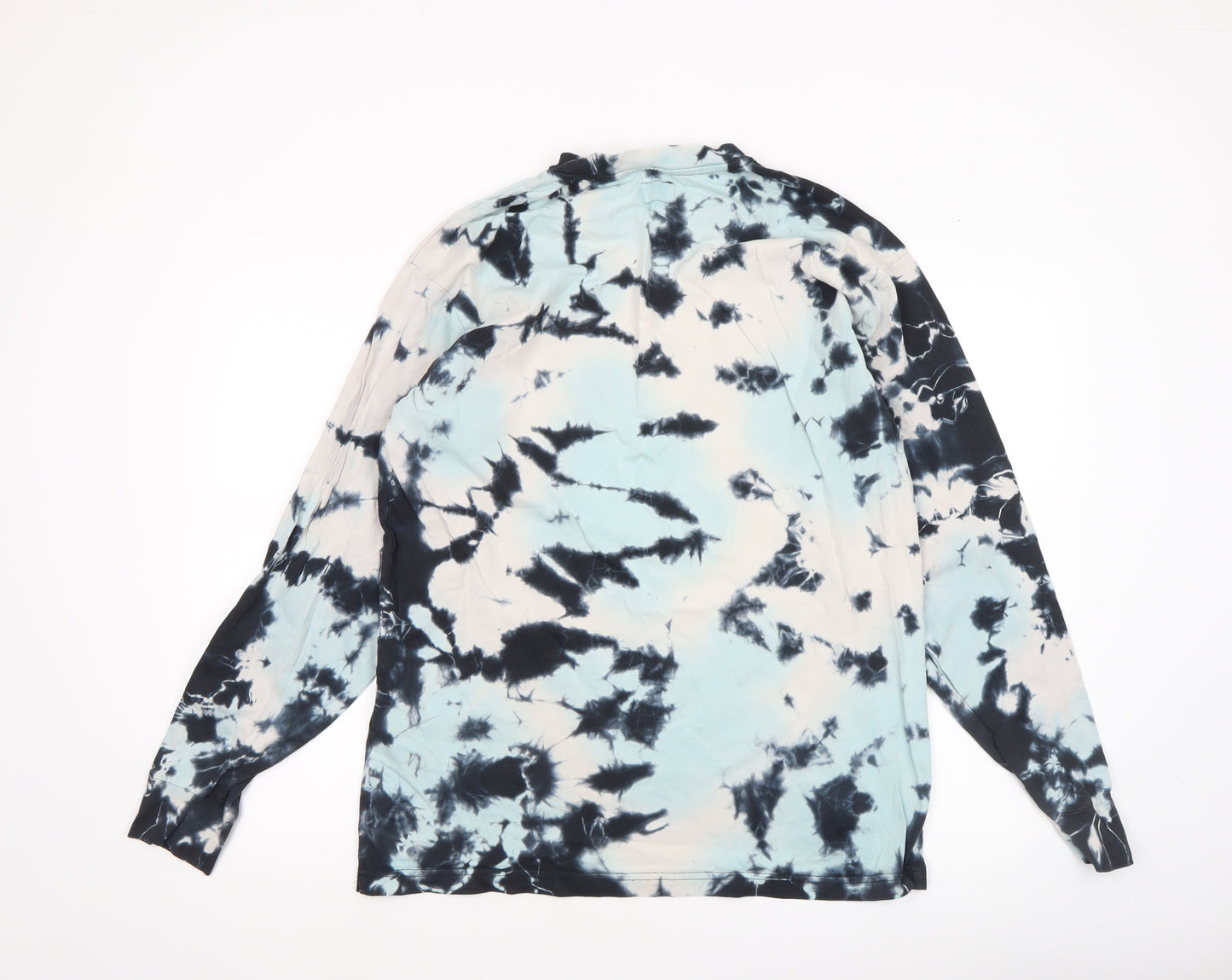 Levi's Men's Blue Tie-Dye Long Sleeve Cotton Casual Top M