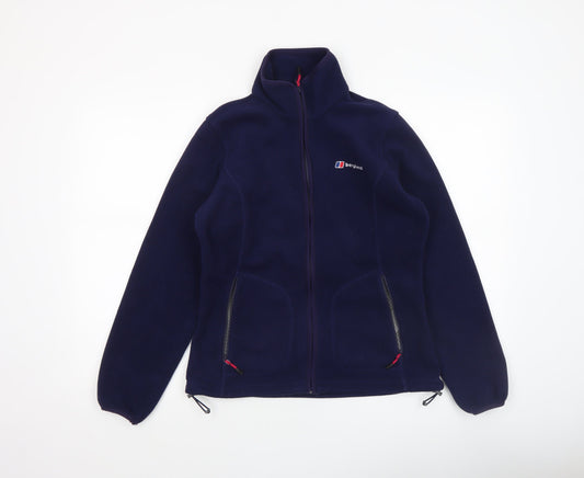 Berghaus Womens Blue Fleece Full Zip Jacket Size 10