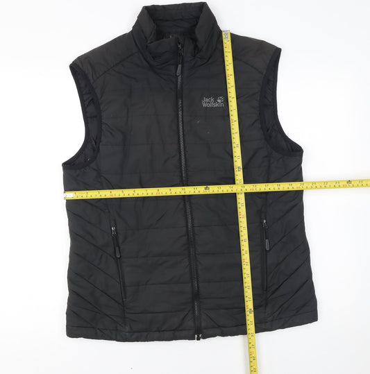 Jack Wolfskin Men’s Black Insulated Lightweight Waistcoat Size S