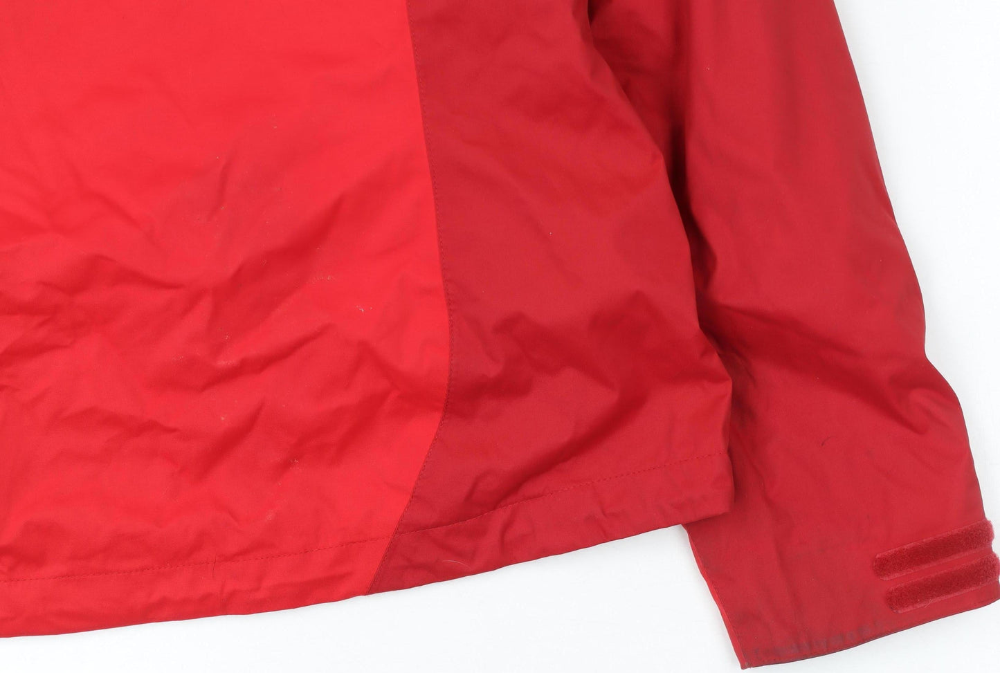 Jack Wolfskin Men Red L Waterproof Outdoor Hooded Jacket