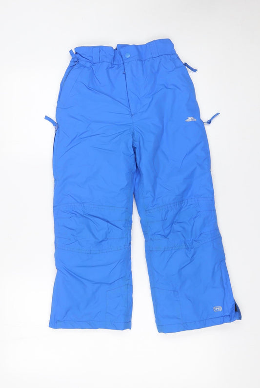 Trespass Boys Blue Snow Pants 5 Years Waterproof Winter Trousers
