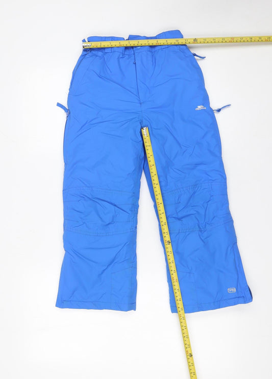 Trespass Boys Blue Snow Pants 5 Years Waterproof Winter Trousers