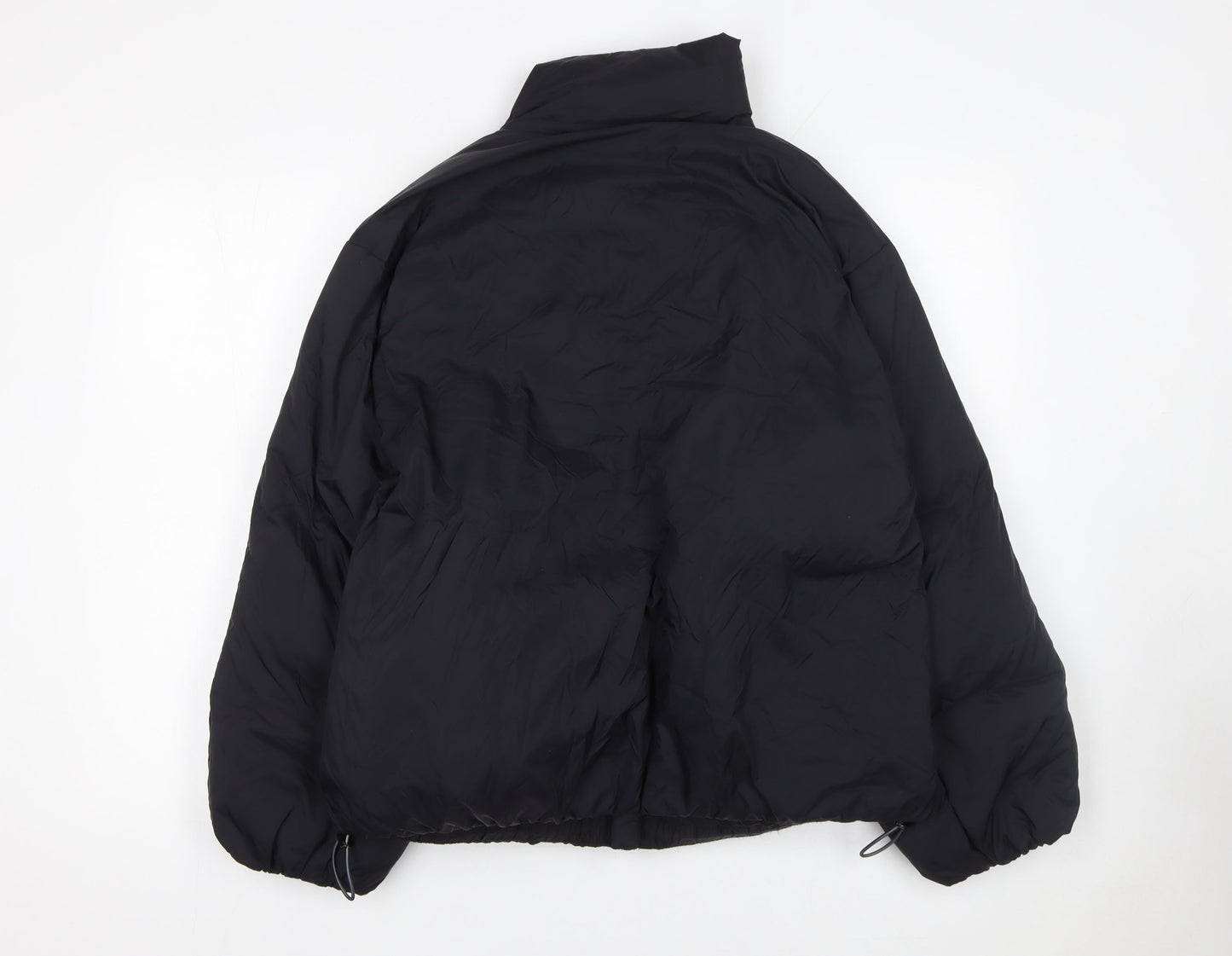 Levi's Women's Black Puffer Jacket Small Polyester Zip Winter Warm Coat