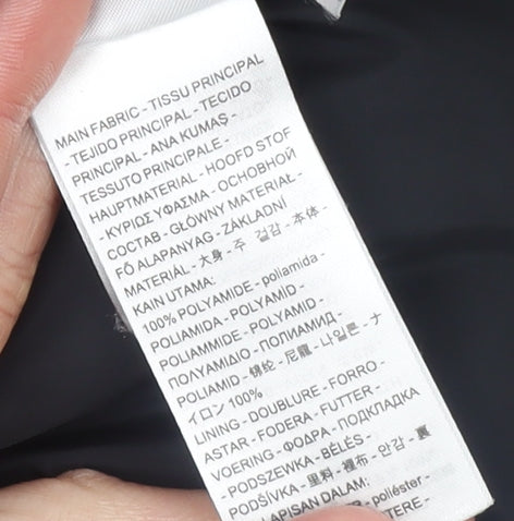 Levi's Women's Black Puffer Jacket Small Polyester Zip Winter Warm Coat