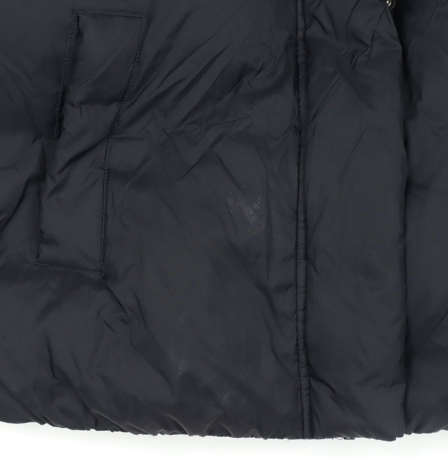 Levi's Women's Black Puffer Jacket Small Polyester Zip Winter Warm Coat