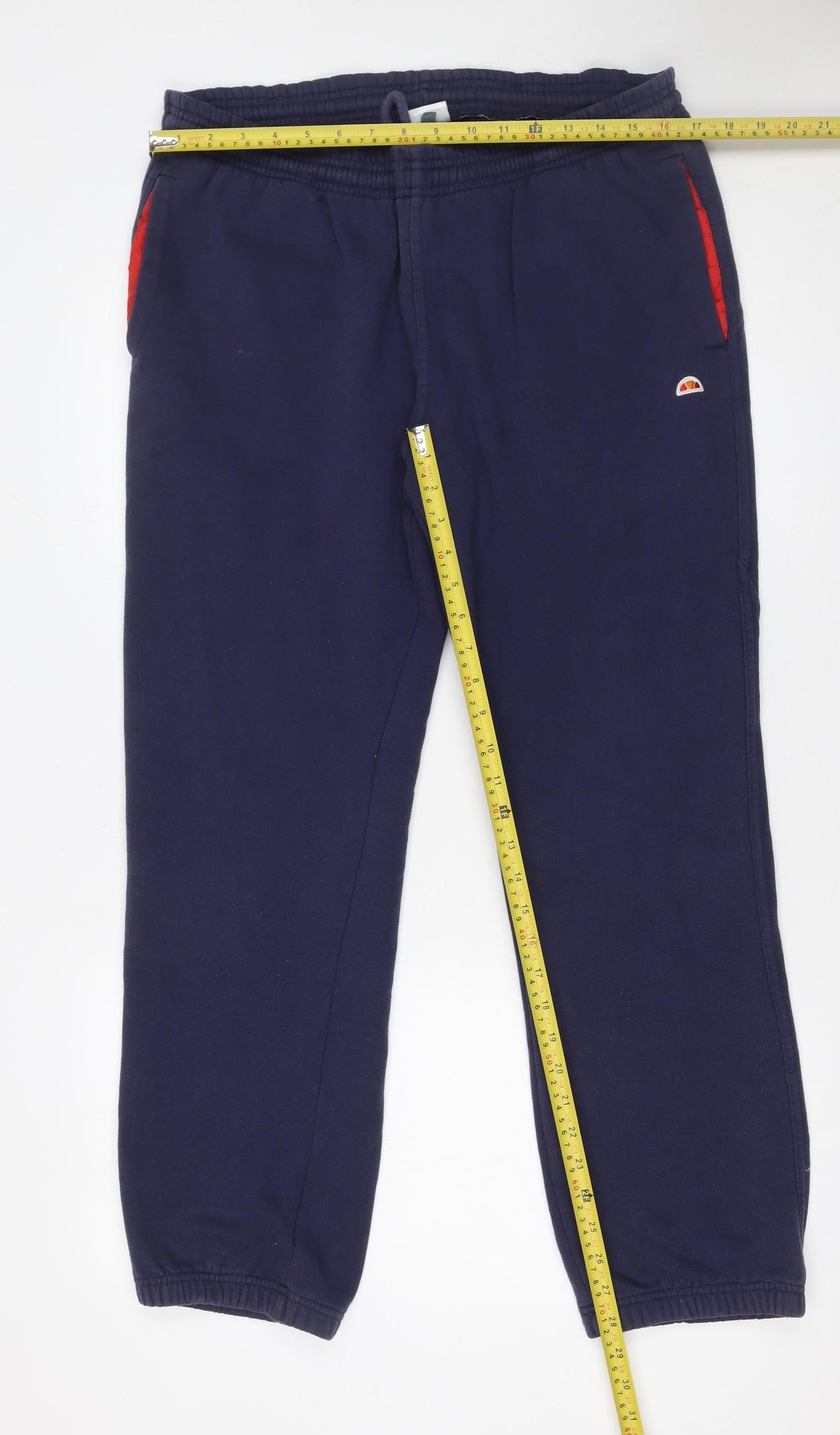 Ellesse Men's Blue Jogger Sweatpants Medium Tapered Fit