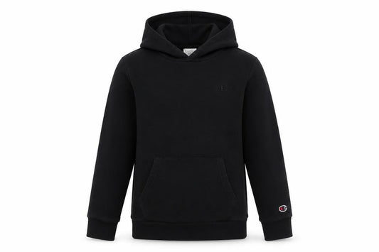 Champion Boys Black Hoodie Size 11-12 Years Pullover Cotton Blend Sweatshirt