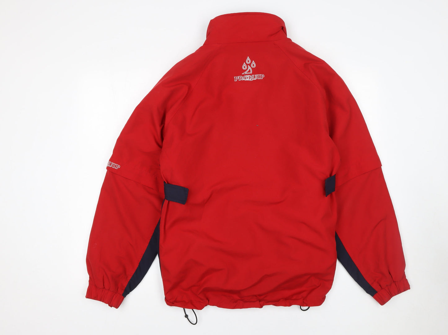 ProQuip Men's Red Waterproof Rain Jacket Size S Windproof Golf Wear