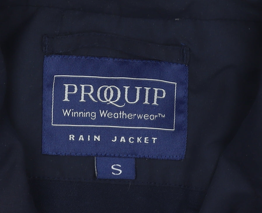 ProQuip Men's Red Waterproof Rain Jacket Size S Windproof Golf Wear