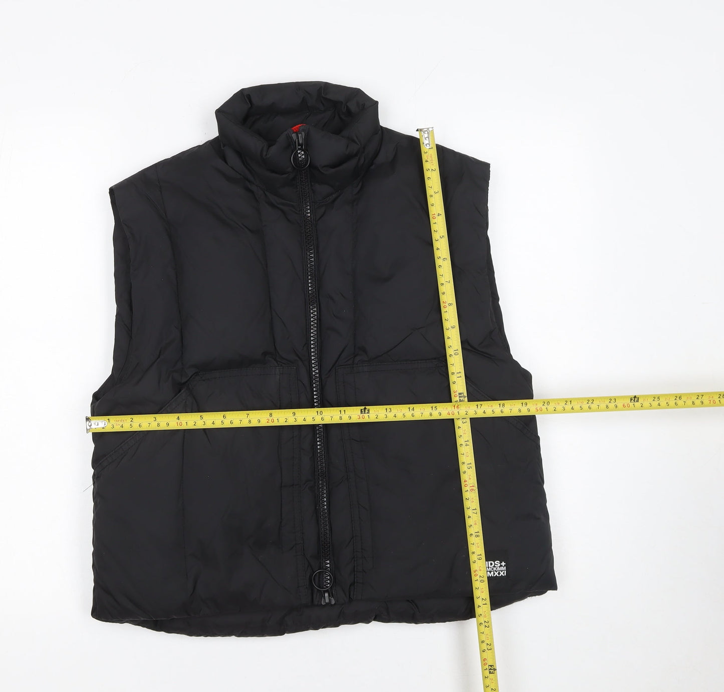 Zara Girls Black Puffer Waistcoat Size 146 Sleeveless Quilted Gilet