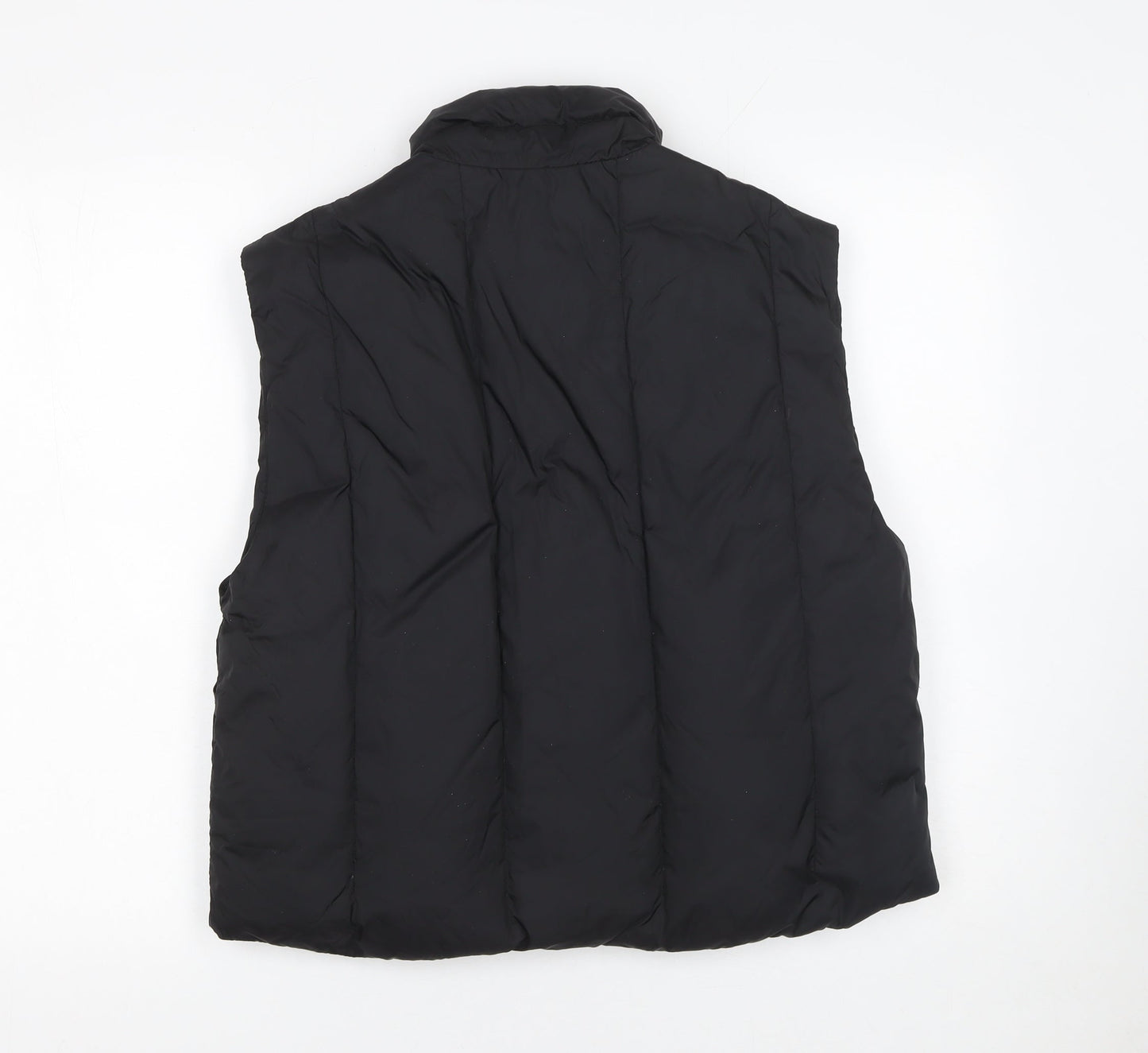 Zara Girls Black Puffer Waistcoat Size 146 Sleeveless Quilted Gilet