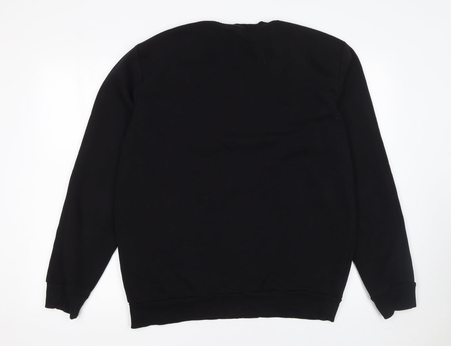 ONLY & SONS Men's Black Crew Neck Pullover Sweatshirt Size L