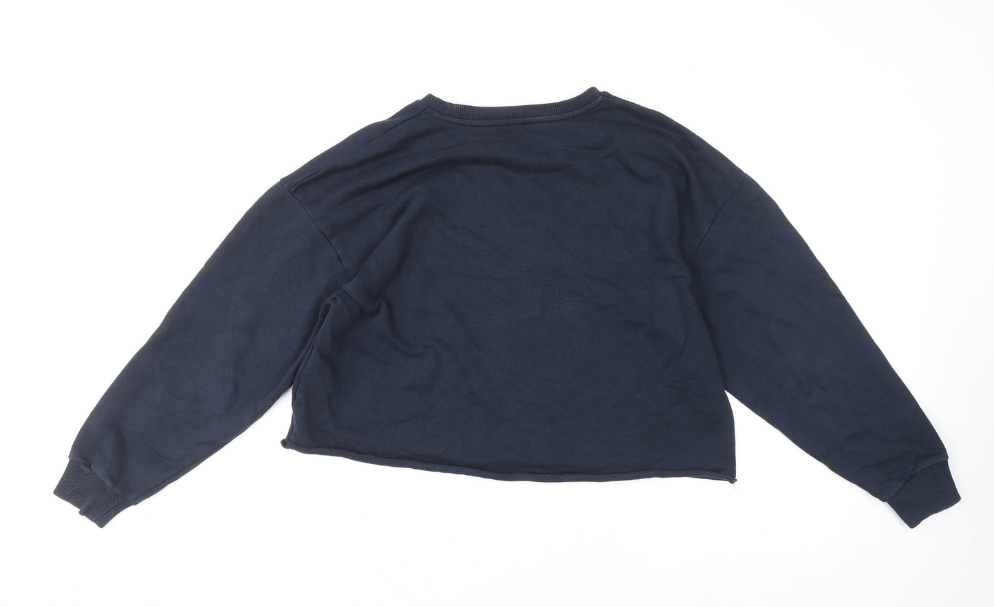 River Island Womens Navy Blue Studded Pullover Sweatshirt M