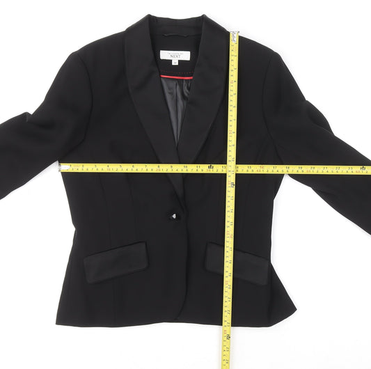 Next Women’s Black 12R Tailored Tuxedo Blazer Jacket