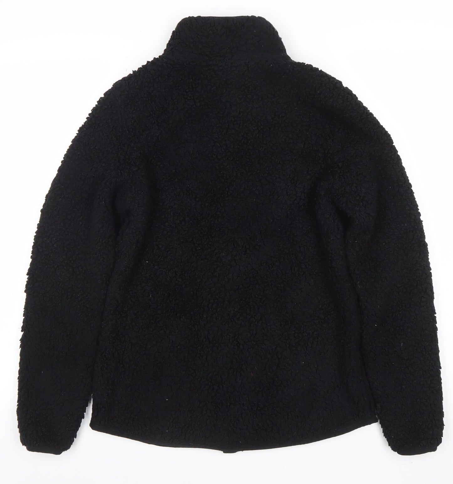 FILA Womens Black Fleece Full Zip Jacket Size M