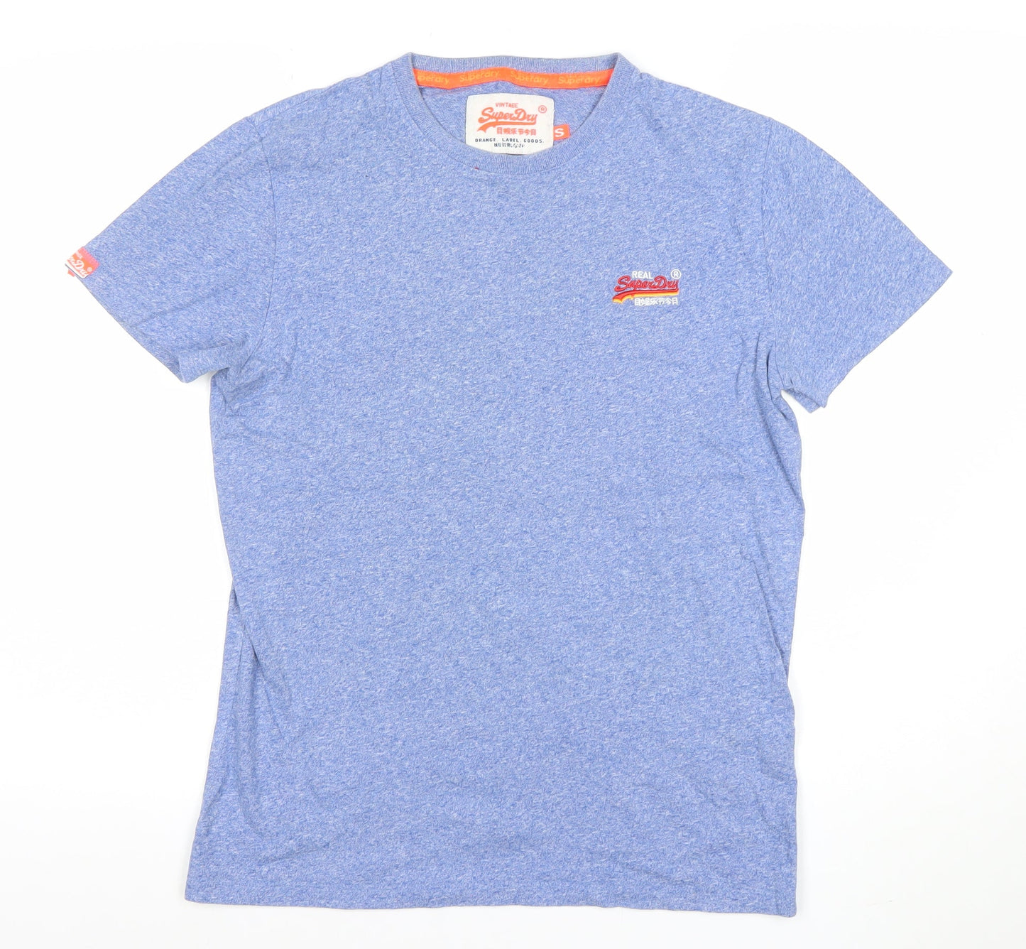 Superdry Men's Blue Crew Neck Short Sleeve T-Shirt Size S