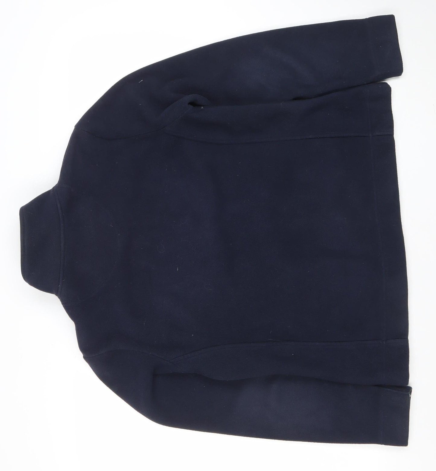 B.C. Clothing Women's Blue Fleece Full Zip Jacket Size L