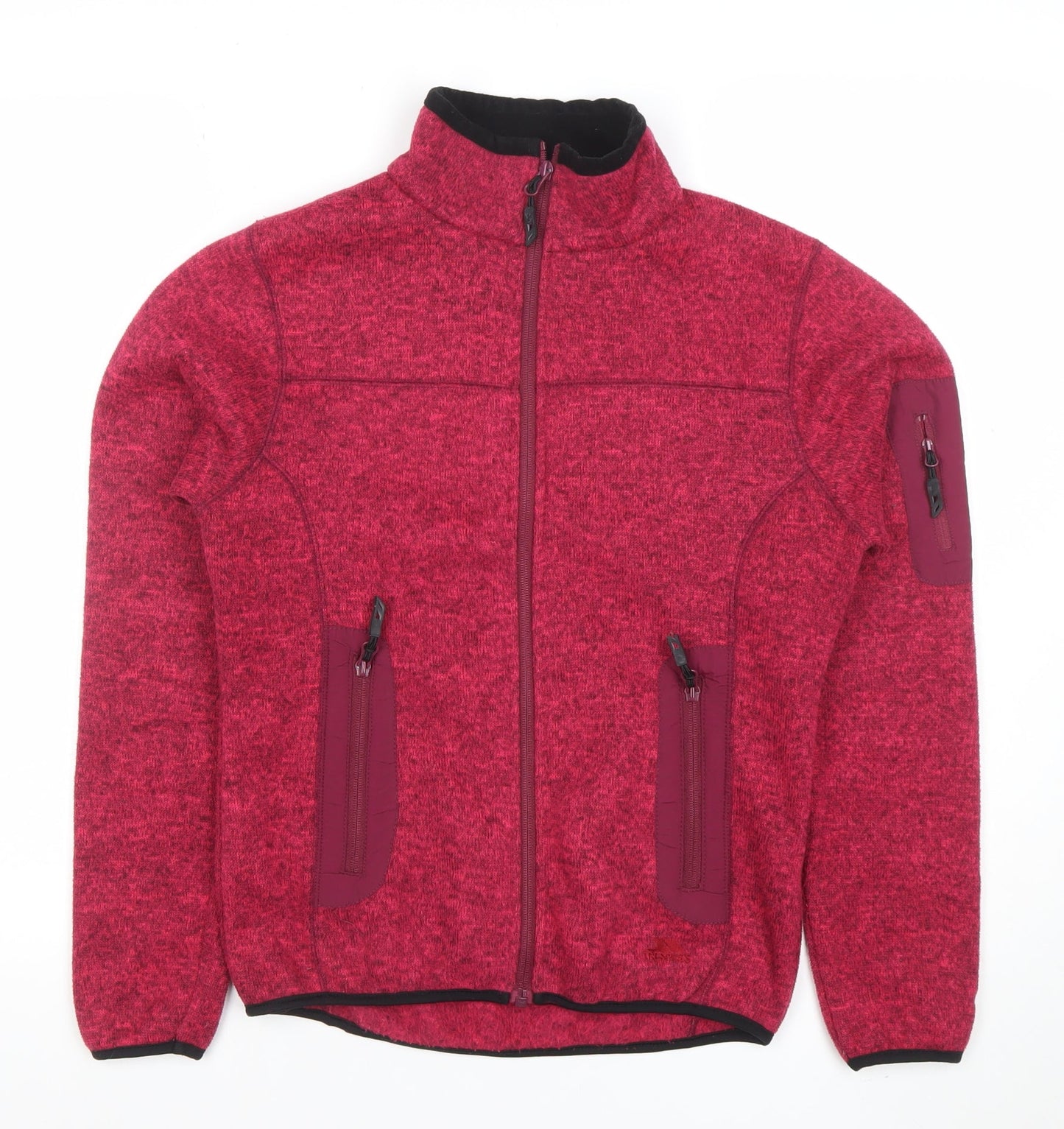 Trespass Women's Pink Fleece Full Zip Outdoor Jacket Size S