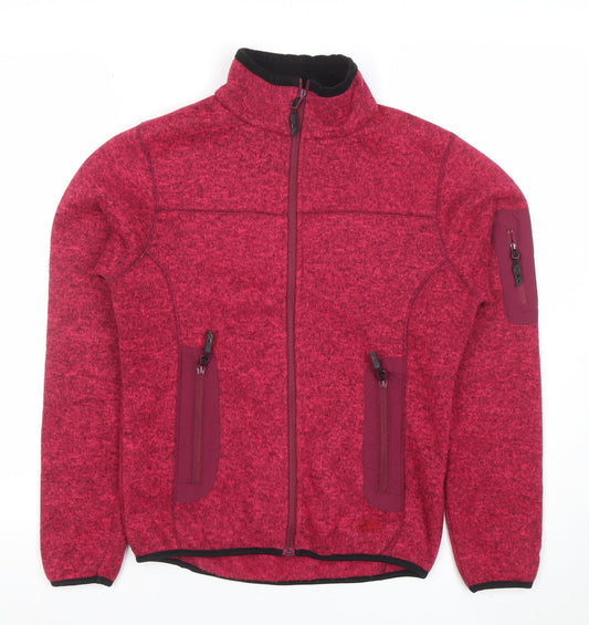 Trespass Women's Pink Fleece Full Zip Outdoor Jacket Size S