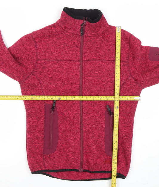 Trespass Women's Pink Fleece Full Zip Outdoor Jacket Size S