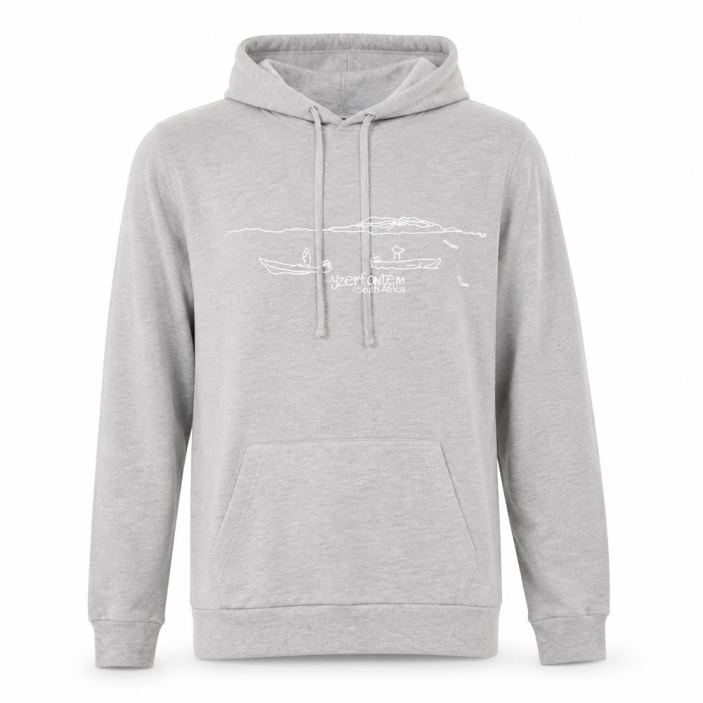 Altitude Mens Grey Pullover Hoodie M Graphic Print Outdoor Style