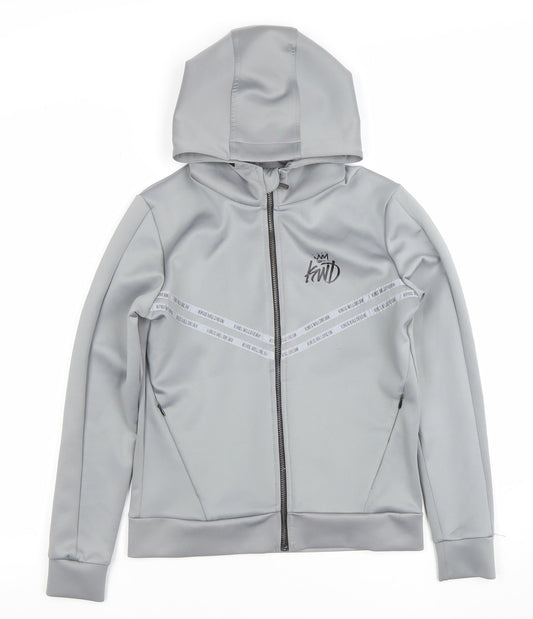 Kings Will Dream Boys Grey Full Zip Hoodie 10-11 Years
