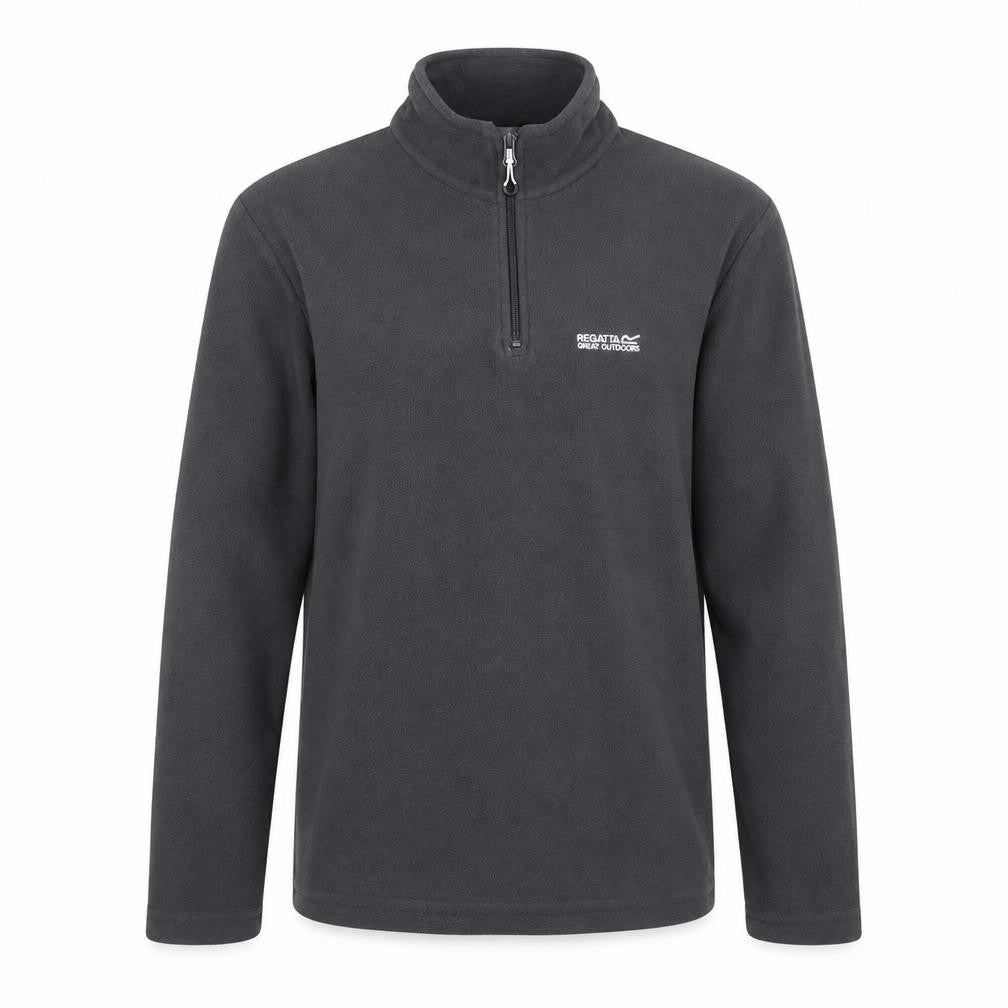 Regatta Men’s Grey Fleece 1/4 Zip Pullover Sweatshirt Size S
