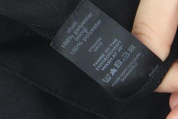 F&F Men's Black Hooded Parka Jacket Size S Regular Fit