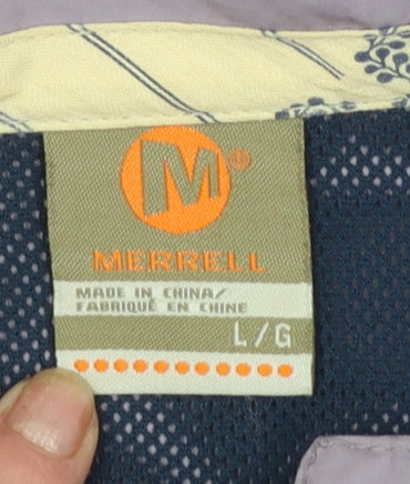 Merrell Women's Purple Lightweight Water Resistant Jacket Size L