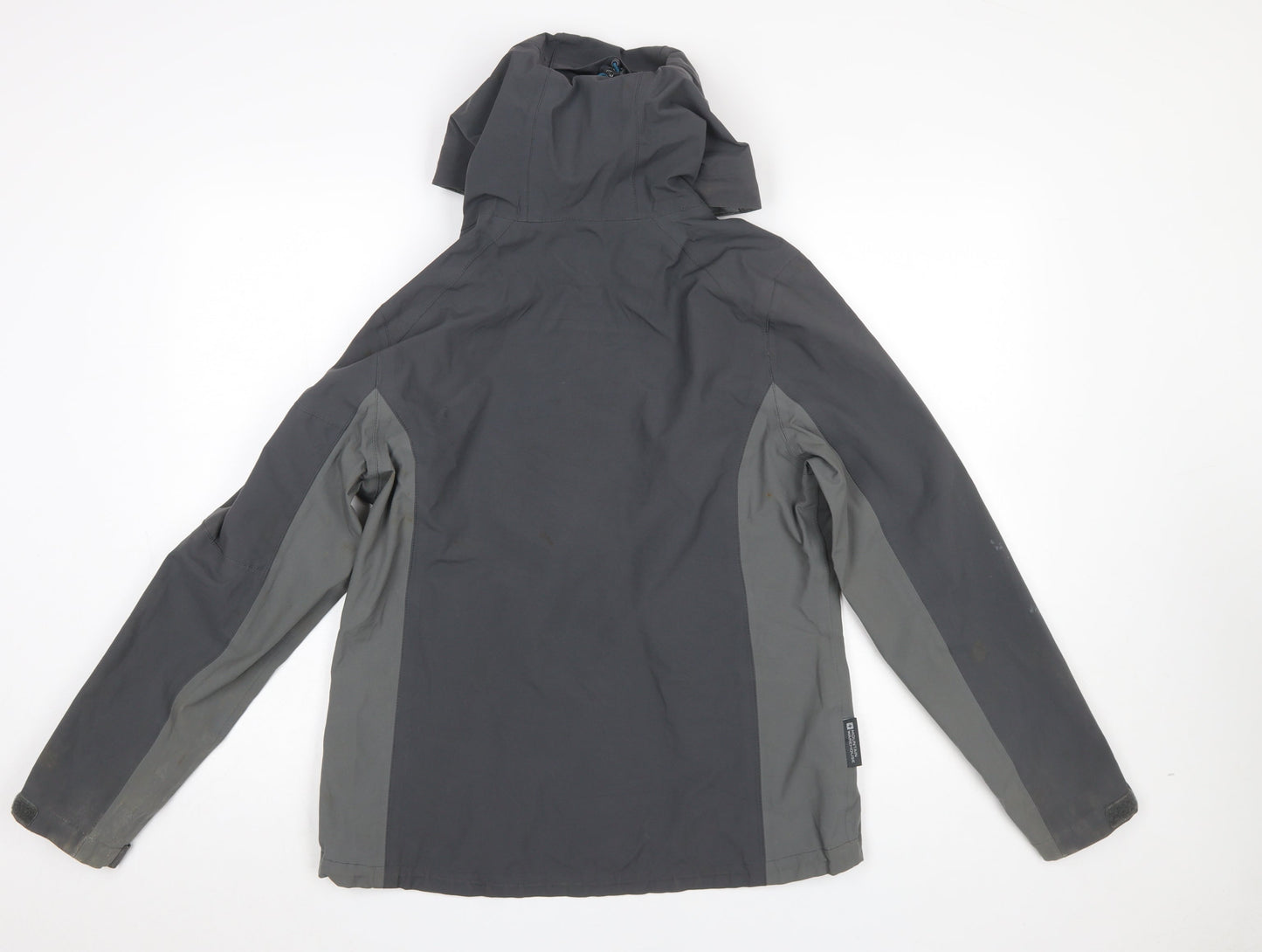 Mountain Warehouse Womens Grey Waterproof Hooded Rain Jacket UK 12