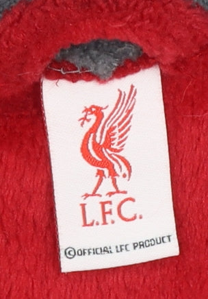 LFC Boys Red Fleece Hooded Robe 11-12 Years Belted Winter Nightwear