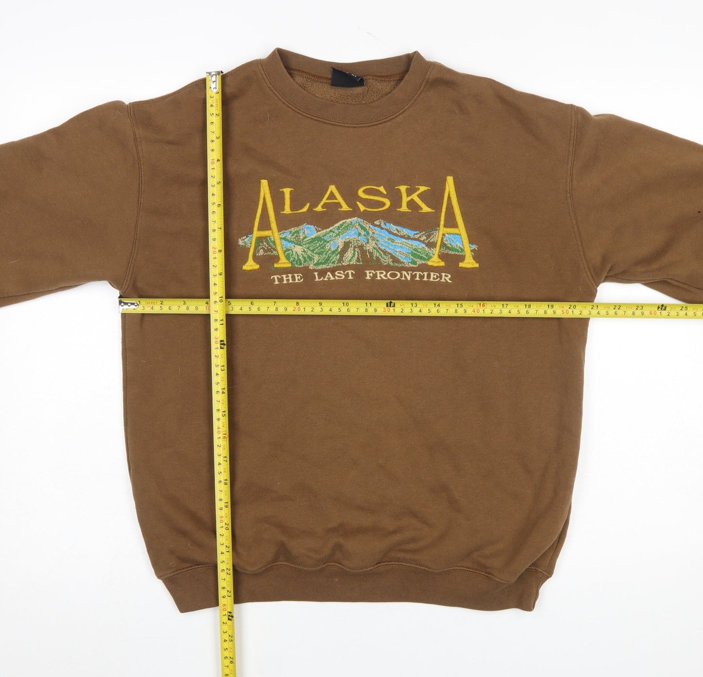 Minga London Women Brown Alaska Embroidered Pullover Sweatshirt UK 10