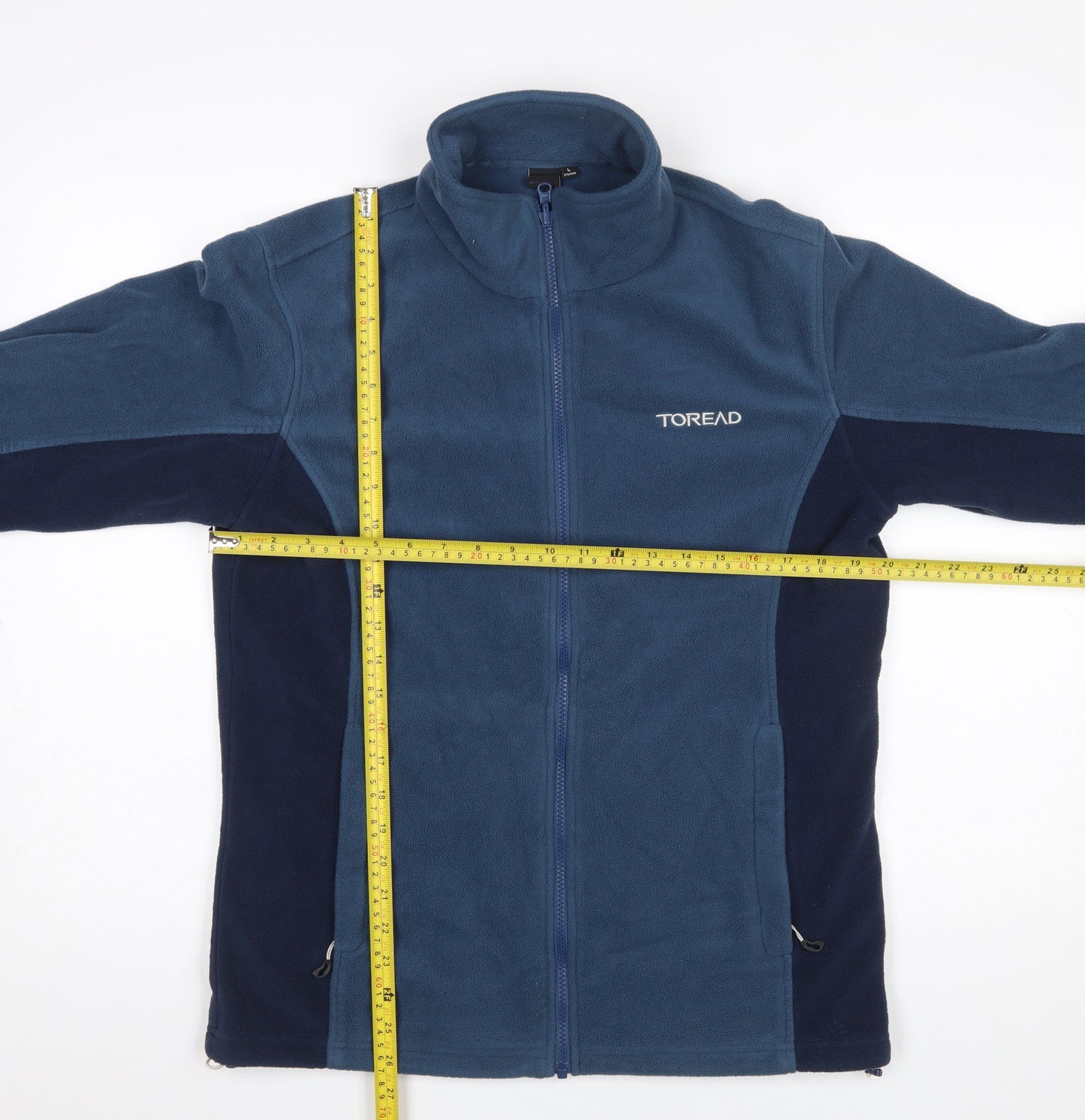 Toread Men's Blue Fleece Full Zip Outdoor Jacket Size L
