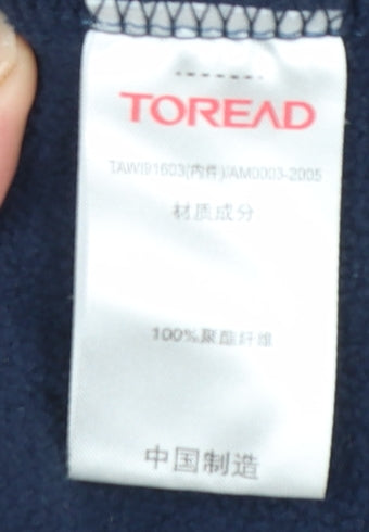 Toread Men's Blue Fleece Full Zip Outdoor Jacket Size L