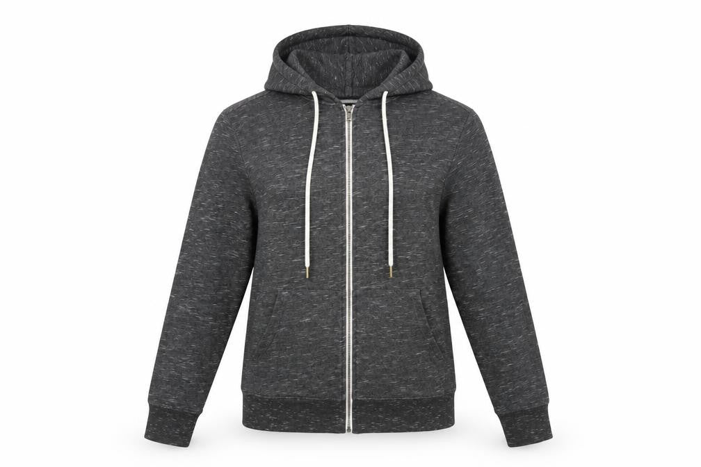 Bershka Womens Grey Full Zip Hoodie XS Cotton Blend Casual