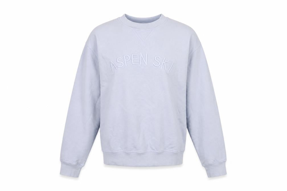 H&M Women Blue Aspen Ski Pullover Sweatshirt XS Cotton Blend