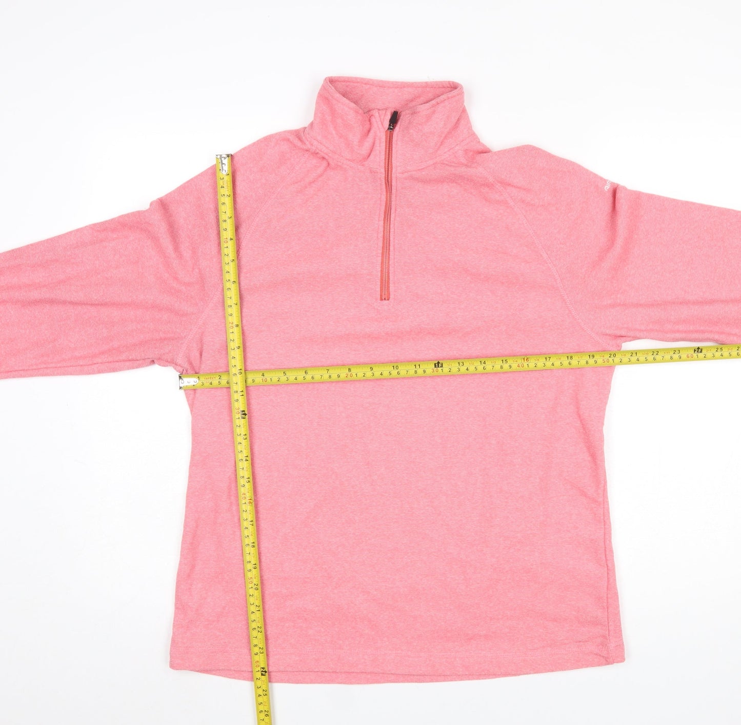 Trespass Women's Pink XL 1/2 Zip Fleece Sweatshirt Outdoor Wear