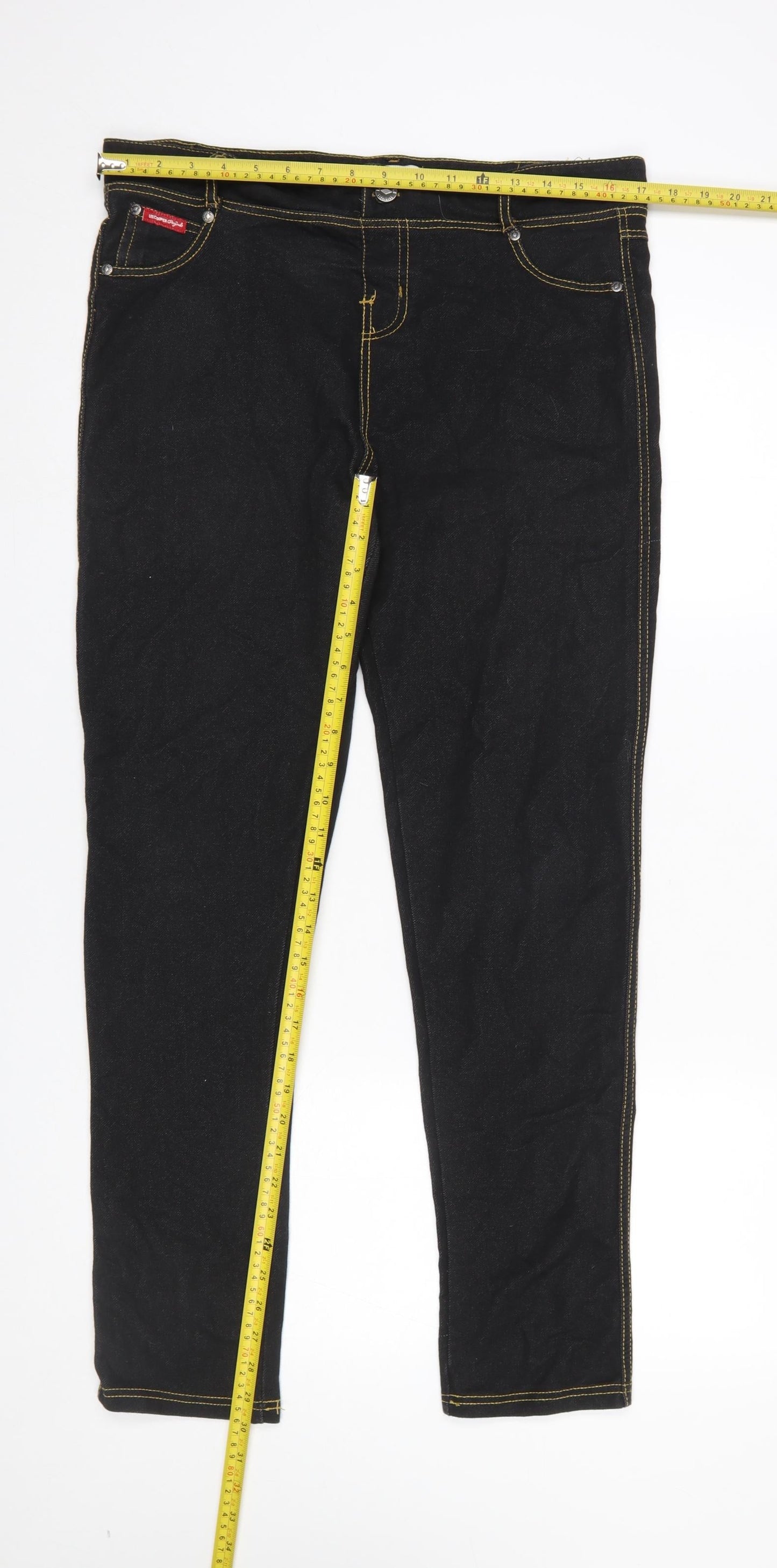 Lee Cooper Women’s Black Skinny Jeans Size 14 Stretch Denim