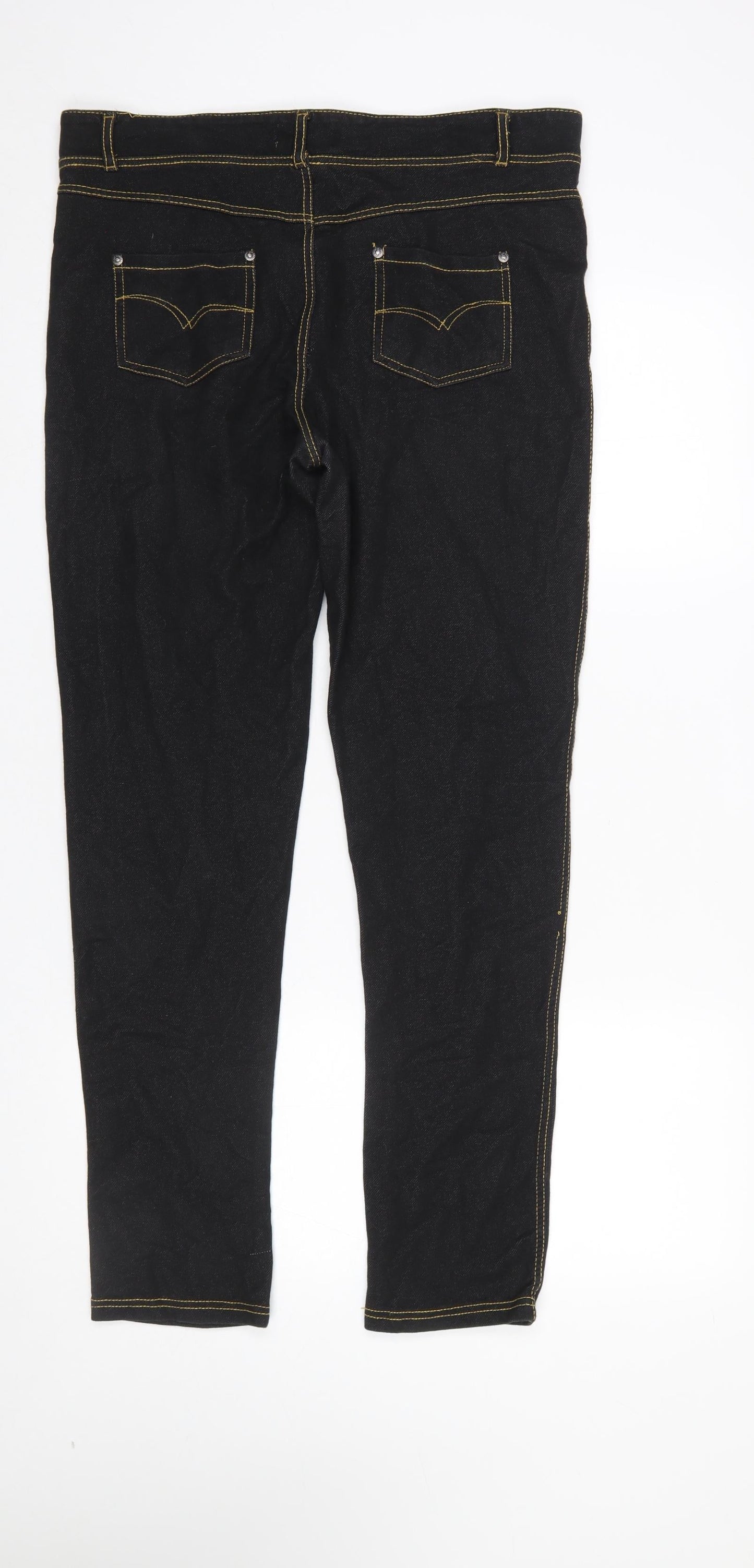 Lee Cooper Women’s Black Skinny Jeans Size 14 Stretch Denim