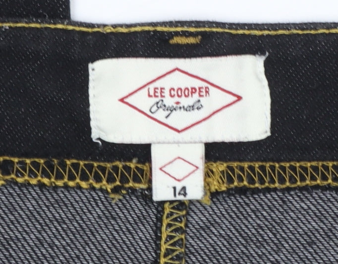 Lee Cooper Women’s Black Skinny Jeans Size 14 Stretch Denim