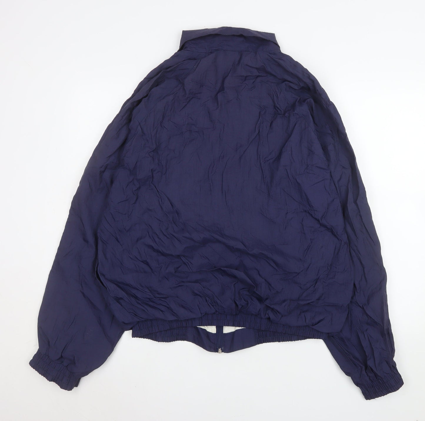 Sportive Men’s Blue Windbreaker Jacket L Lightweight Nylon