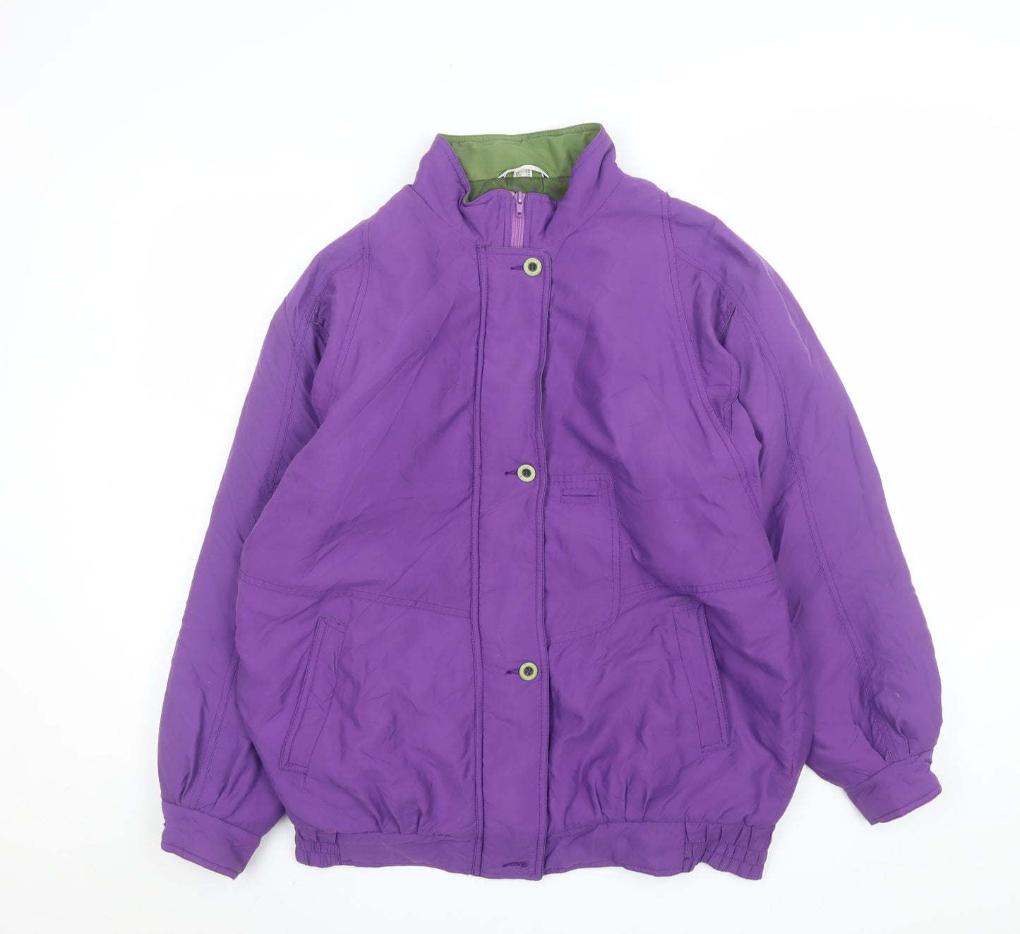 Nuage Women's Purple Waterproof Rain Jacket Size 10 Outdoor Coat