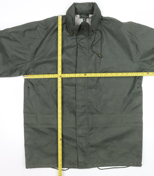 Champion Men's Green M Parka Jacket Water Resistant Nylon