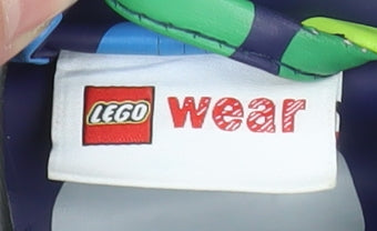 LEGO Boys Blue Polka Dot Waterproof Hooded Rain Coat 9 Years